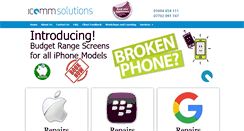 Desktop Screenshot of icommsolutions.co.uk