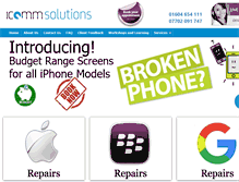 Tablet Screenshot of icommsolutions.co.uk